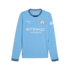 Puma Men's Manchester City Home Jersey LS Team Light Blue