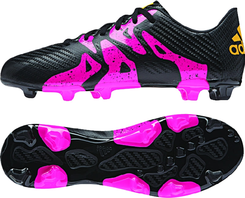 adidas X 15.3 FG/AG J Black/Pink/Go