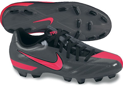 Nike Jr T90 Shoot IV FG Black-Red