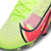 Nike Mercurial Superfly 8 Elite FG firm Ground Football Boots Volt/Bright Crimson