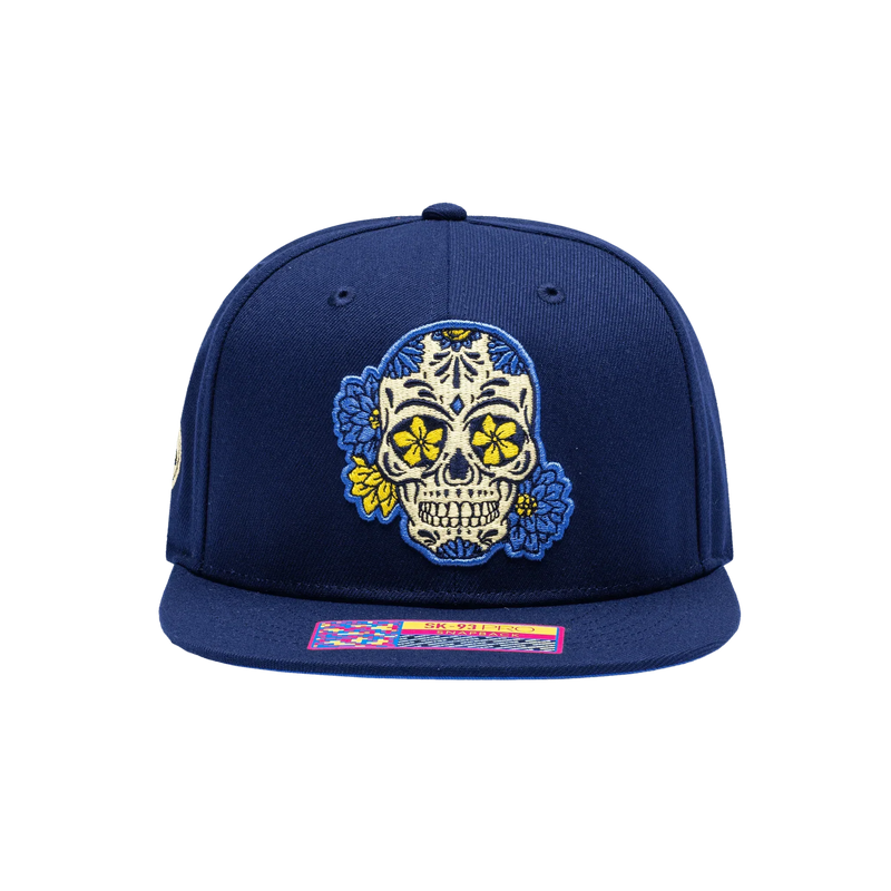 Fan Ink Club America ¿Me Da Mi Calaverita? a Snapback Hat Navy