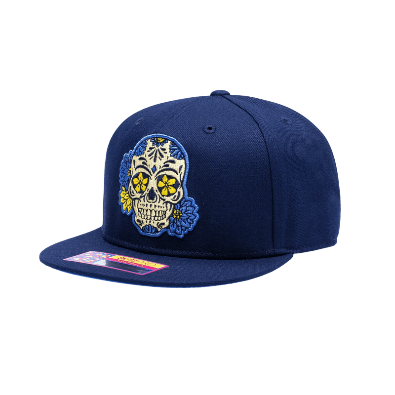 Fan Ink Club America ¿Me Da Mi Calaverita? a Snapback Hat Navy