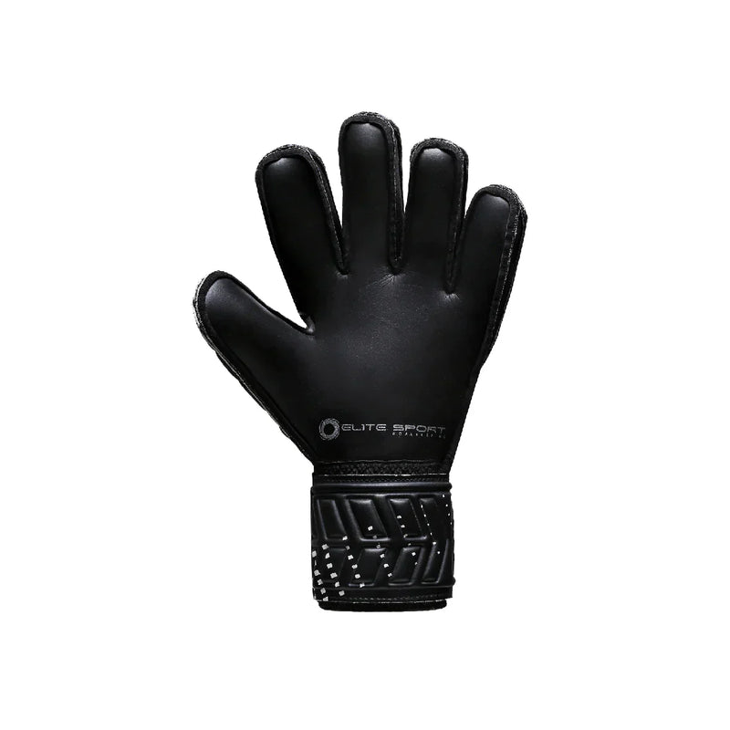 Elite Sport Warrior Black Goalkeeper Gloves Black