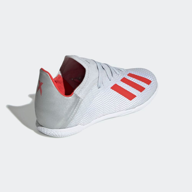 adidas X 19.3 IN Indoor Boots J Silver Metallic/Red