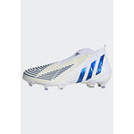 adidas Predator Edge+ FG Firm Ground Boots White/Blue