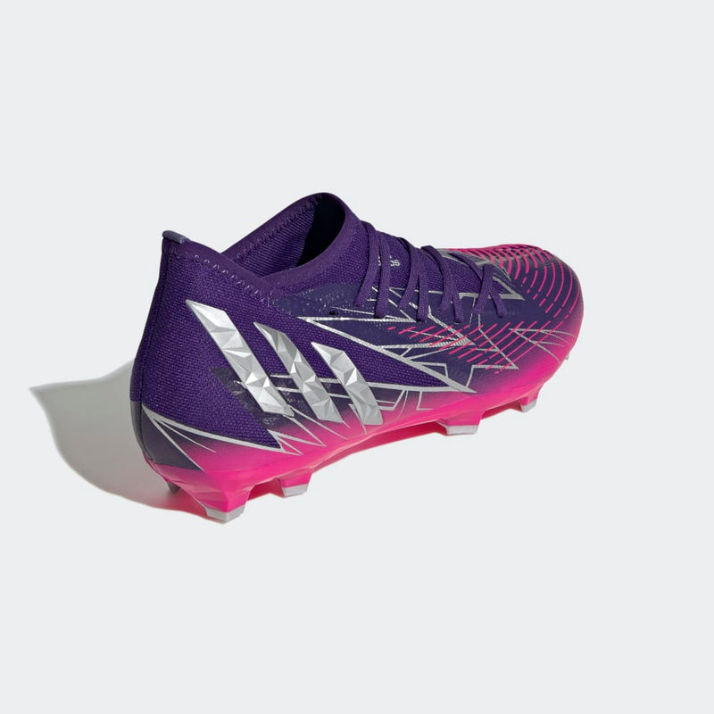 adidas Predator Edge 3 FG Firm Ground Boots Team College Purple / Silver Metallic / Team Shock Pink