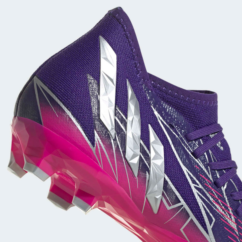 adidas Predator Edge 3 FG Firm Ground Boots Team College Purple / Silver Metallic / Team Shock Pink