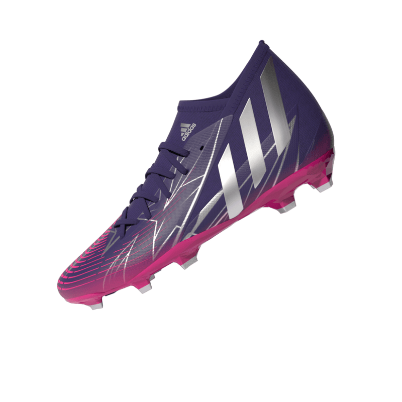 adidas Predator Edge 3 FG Firm Ground Boots Team College Purple / Silver Metallic / Team Shock Pink