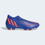 adidas Predator EDGE Laceless FG Firm Ground Football Boots Blue/Turbo