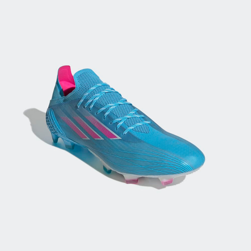 adidas X Speed Flow 1 FG Firm Ground Boots Sky Rush/Pink