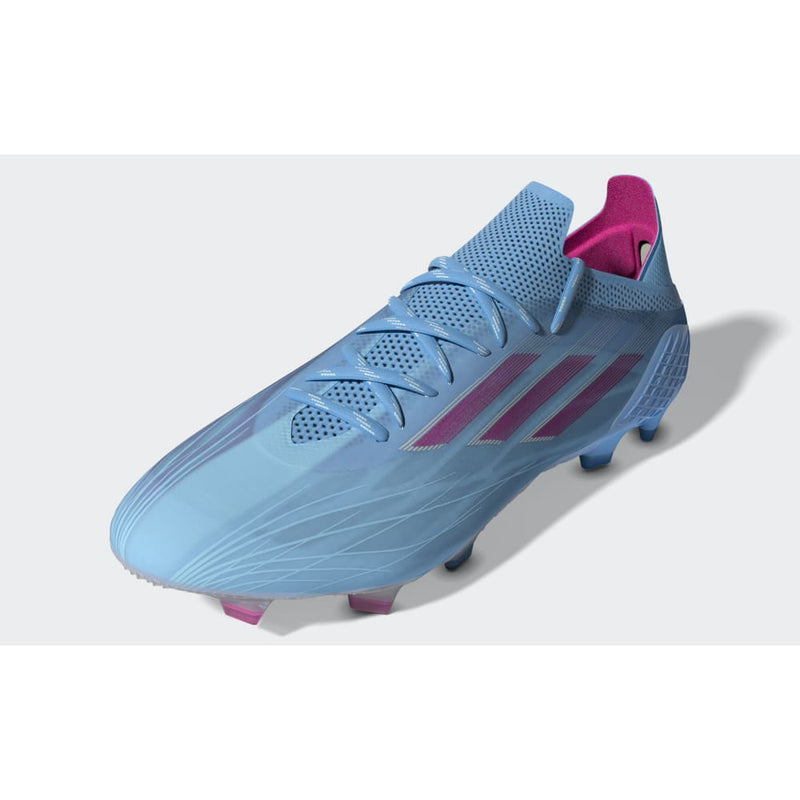 adidas X Speed Flow 1 FG Firm Ground Boots Sky Rush/Pink