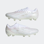 adidas X Crazyfast.1 FG Firm Ground Soccer Cleats White/White