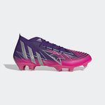 adidas Predator Edge 1 FG Firm Ground Boots Team College Purple / Silver Metallic / Team Shock Pink