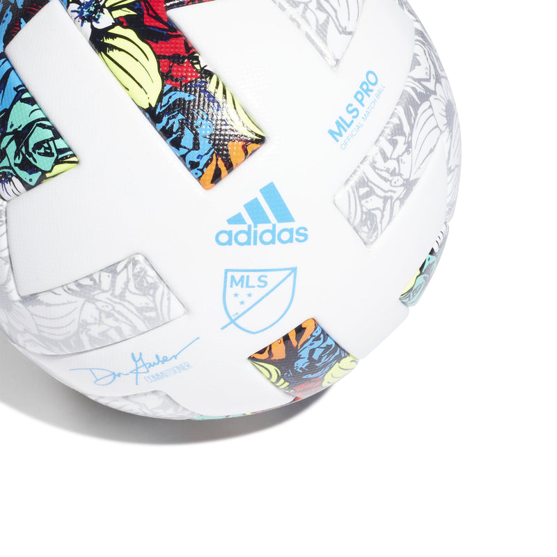 adidas MLS PRO Match Soccer Ball White/Multi-Color