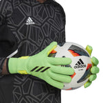 adidas X PRO Goalkeeper Gloves Green/Black/Solar Yellow