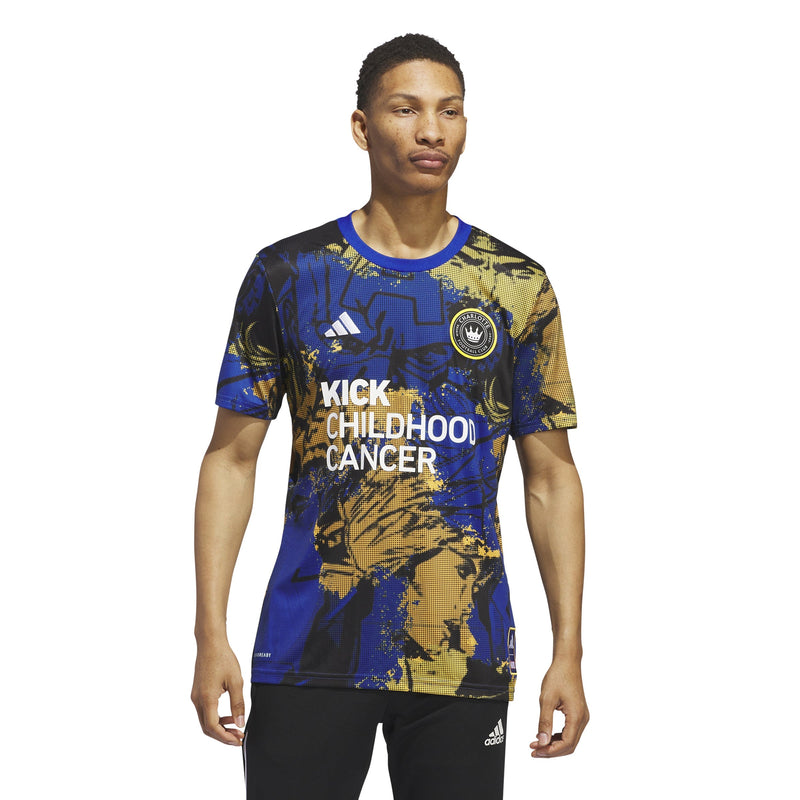 adidas MLS Charlotte FC Kick Childhood Cancer Jersey