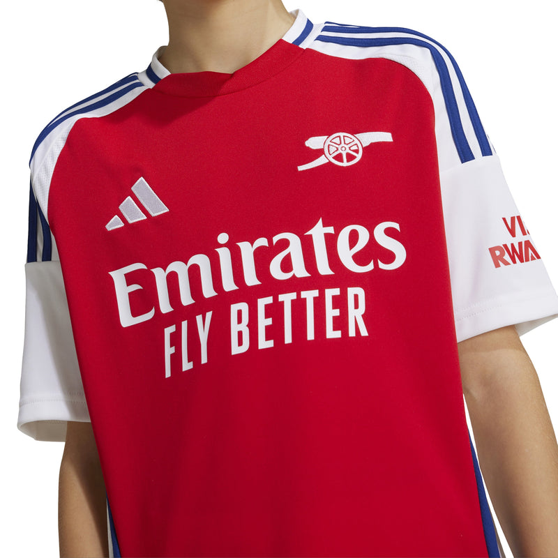 adidas Youth Arsenal Home Jersey 24/25 Scarlet/White