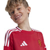 adidas Youth Manchester United Home Jersey 24/25 Red