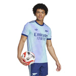 adidas Men's Arsenal Third Jersey Authentic 24/25 Aqua/Purple