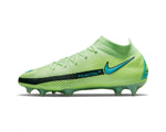 Nike Phantom GT Elite DF FG Firm Ground Football Boots Lime Glow/Aquamarine