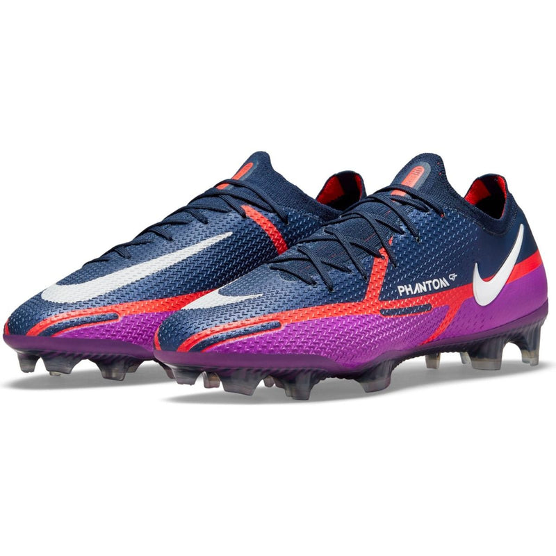 Nike Phantom GT2 Elite FG Firm Ground Football Boots Navy/White/Purple