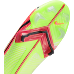 Nike Mercurial Superfly 8 Elite FG firm Ground Football Boots Volt/Bright Crimson