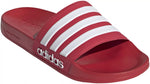 adidas Men's Adilette Shower Slides Red/White