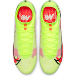 Nike Mercurial Superfly 8 Elite FG firm Ground Football Boots Volt/Bright Crimson