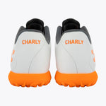 Charly Perseus Select TF Turf Boots White/Orange