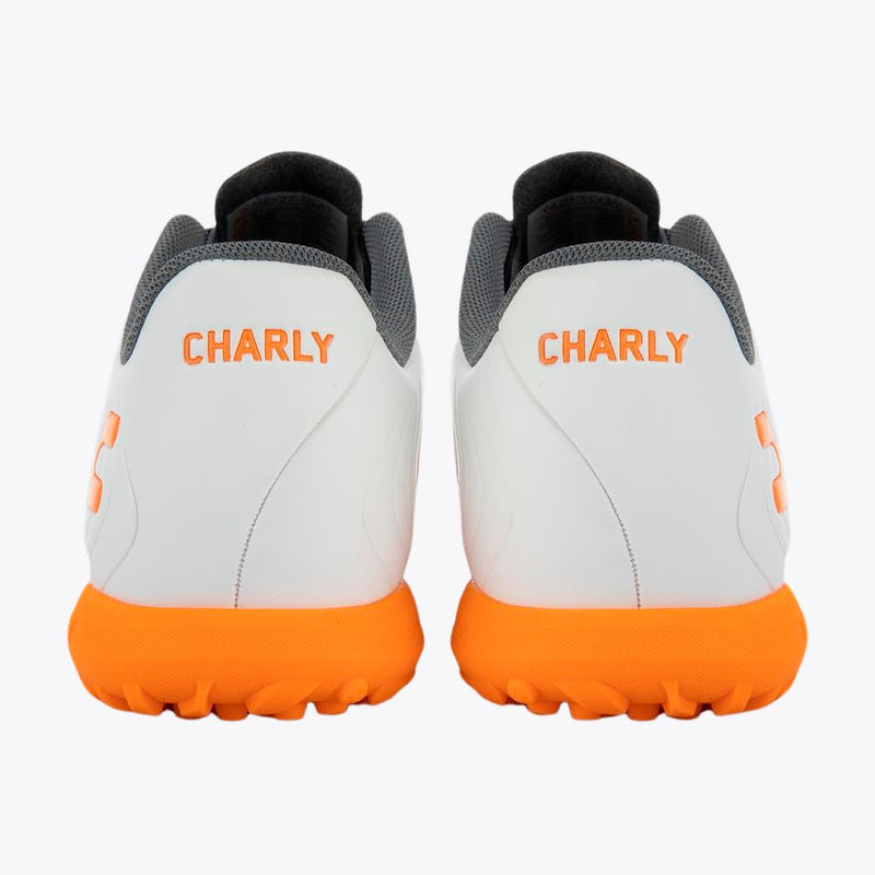 Charly Perseus Select TF Turf Boots White/Orange